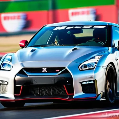 Home 25 니산 GT R과 포르쉐 911 비교 - **Prompt:** A raw, aggressive close-up shot of a 2025 Nissan GT-R (R35 Nismo edition) accelerating o...