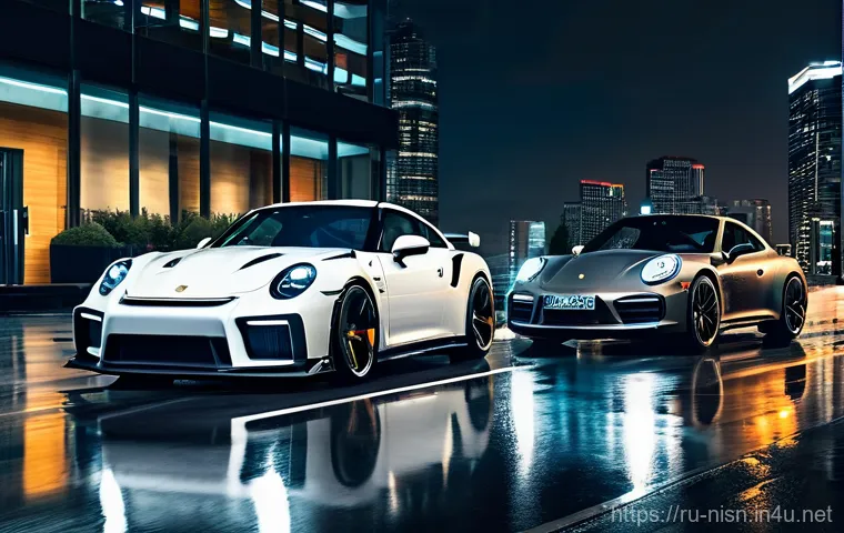 니산 GT R과 포르쉐 911 비교 - **Prompt:** An elegant and sophisticated wide-angle shot of a 2025 Porsche 911 Carrera (992 generati... 니산 GT R과 포르쉐 911 비교 - **Prompt:** An elegant and sophisticated wide-angle shot of a 2025 Porsche 911 Carrera (992 generati...